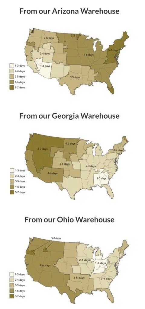 Discount Tire Direct Shipping Maps